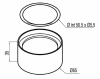 Tres Compl Griferia Separator do zaworu spustowego 916110348 Chrom
